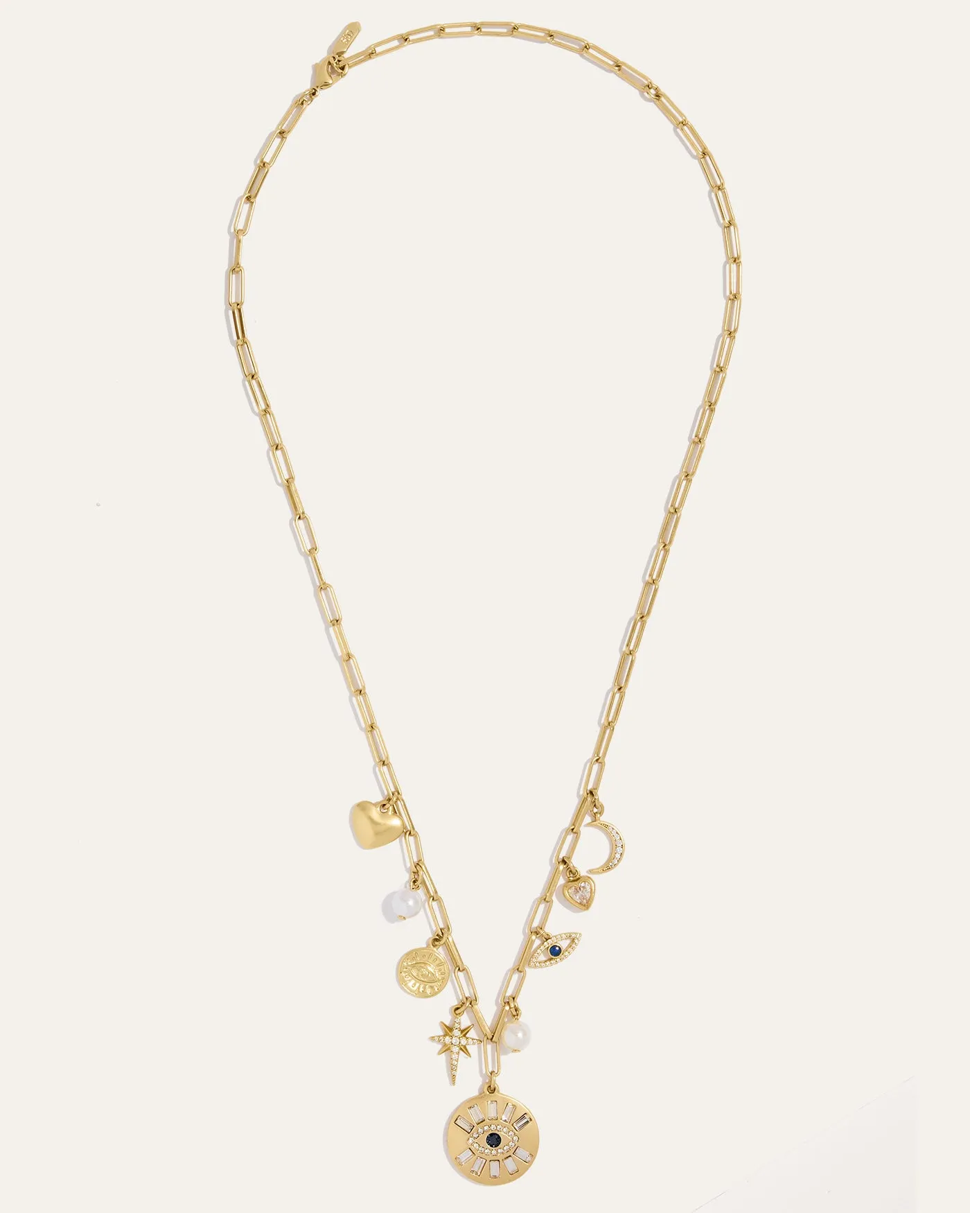 Evil Eye Mixed Charm Necklace sold by Stella & Dot product image thumbnail 3
