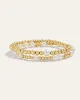 Pearl and Gold Beaded Bracelet Duo sold by Stella & Dot