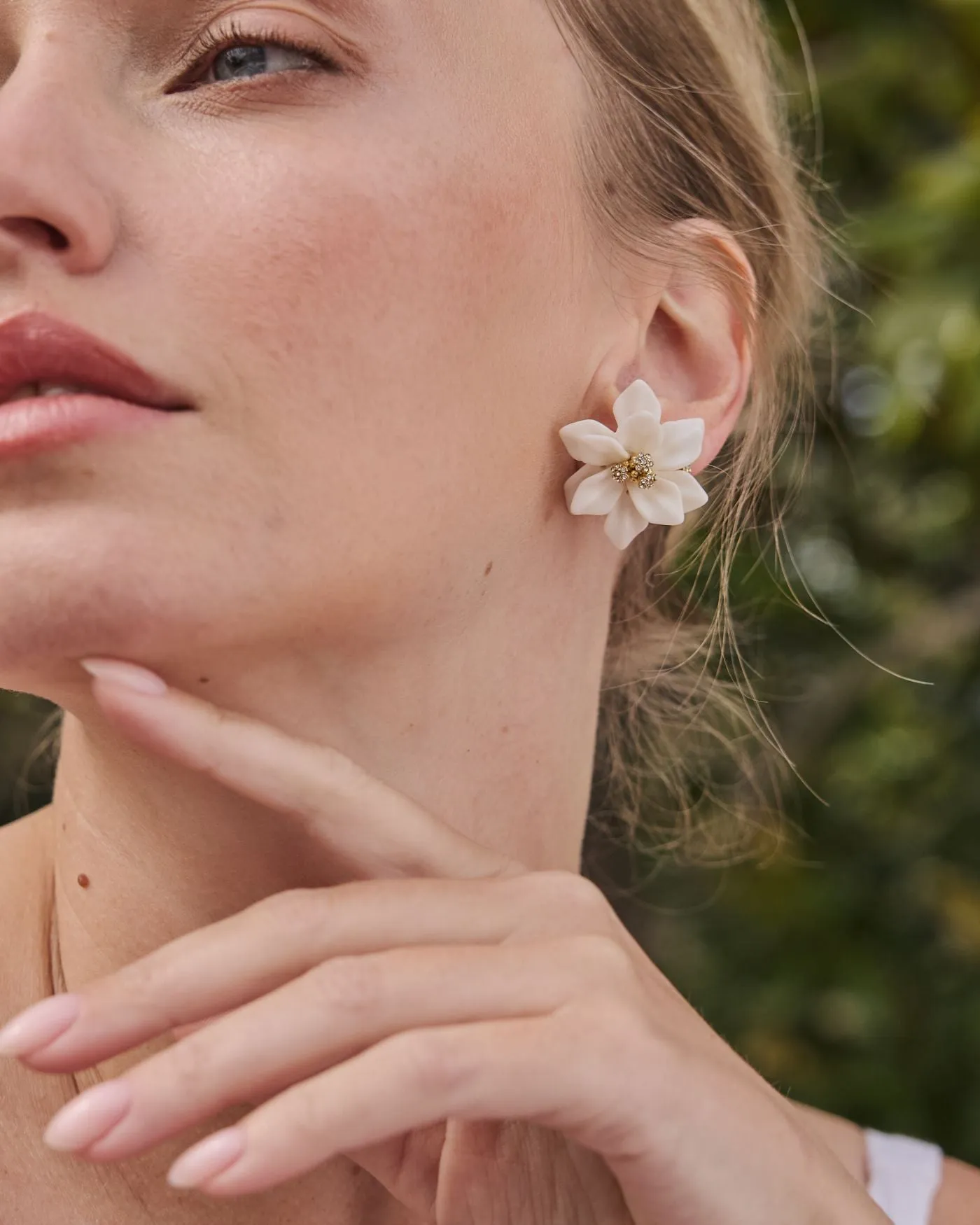 Bloom Flower Convertible Statement Earring sold by Stella & Dot product image thumbnail 4