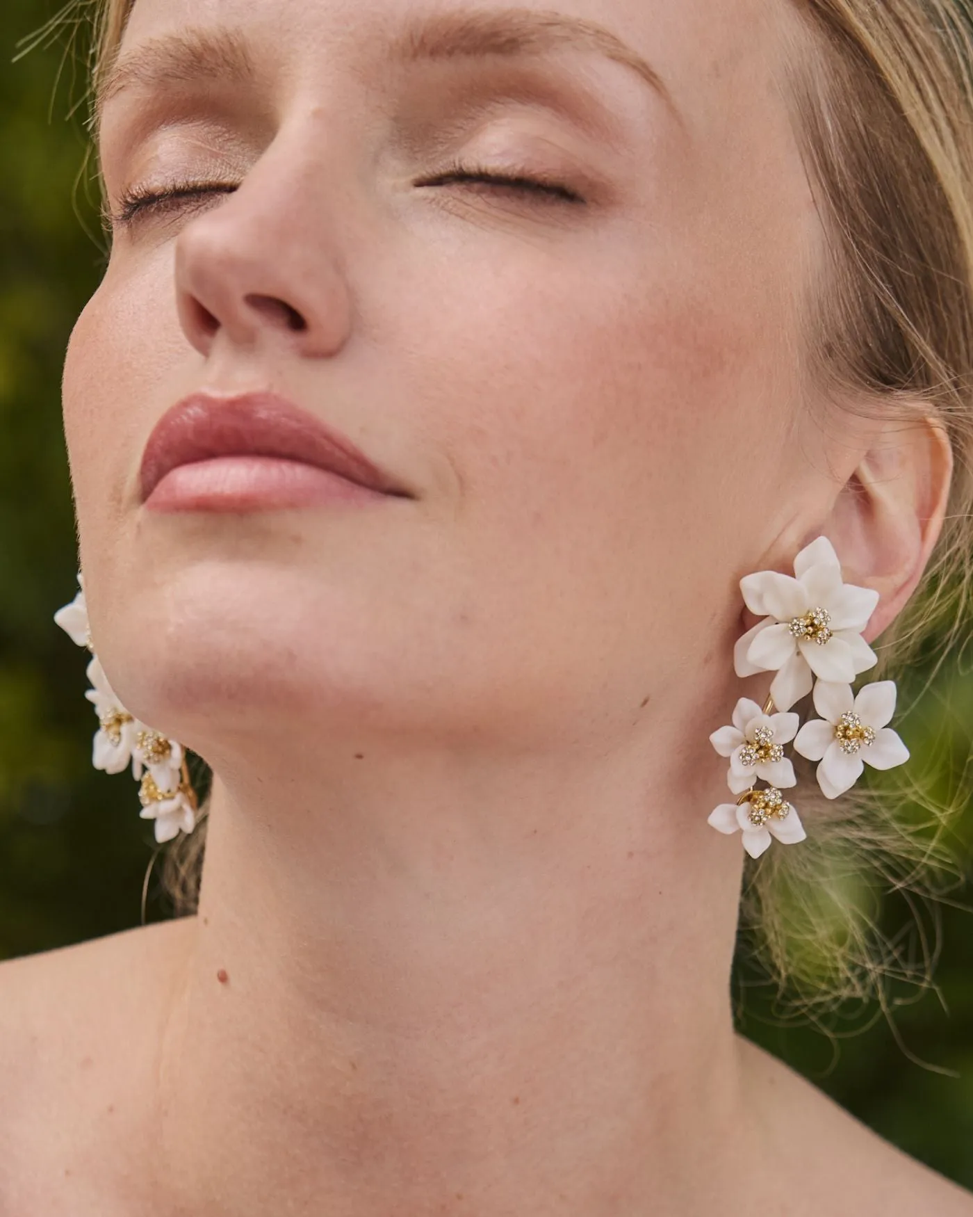 Bloom Flower Convertible Statement Earring sold by Stella & Dot product image thumbnail 3