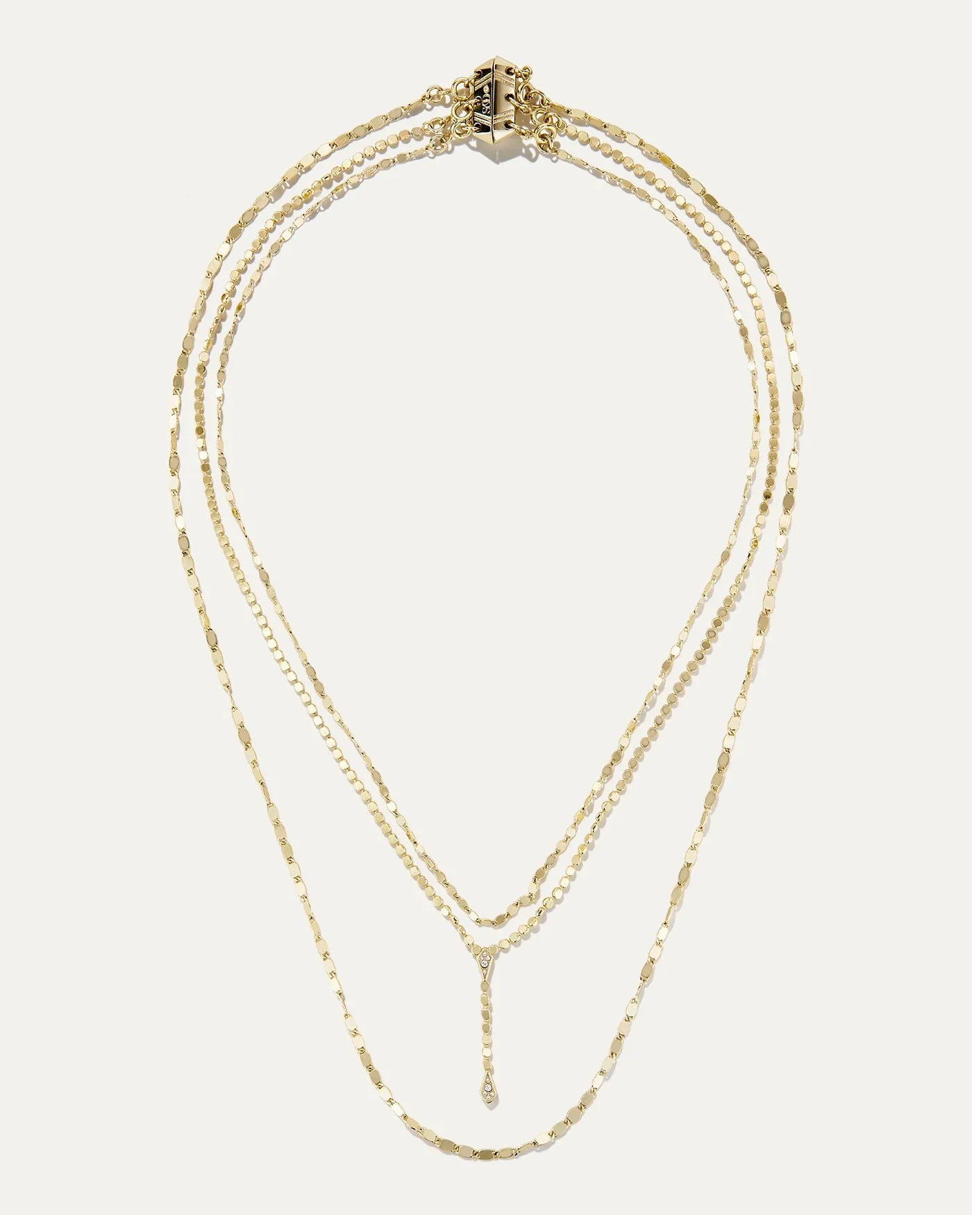 Collette Layered Gold Necklace with Magnetic Clasp sold by Stella & Dot product image thumbnail 2