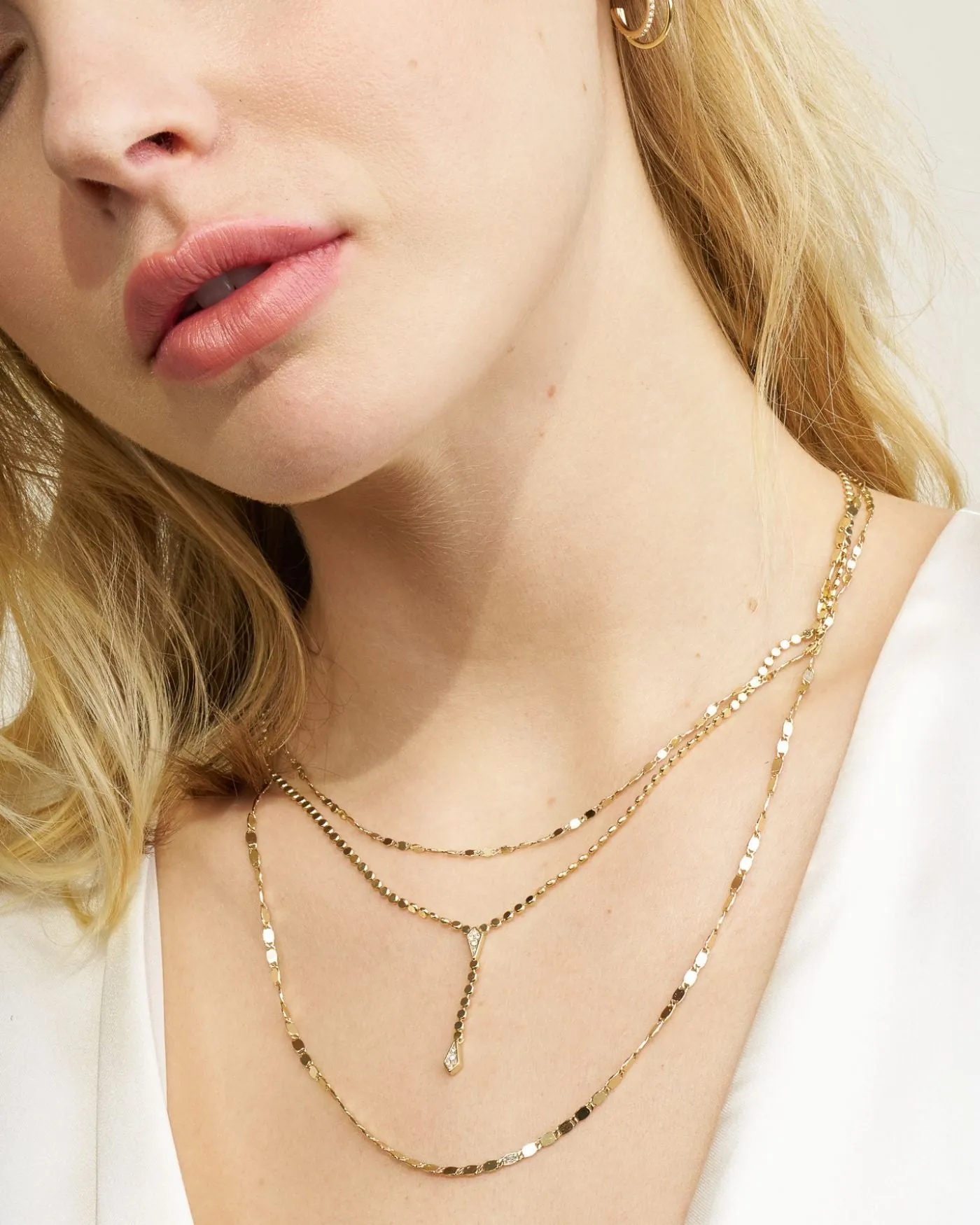 Collette Layered Gold Necklace with Magnetic Clasp sold by Stella & Dot