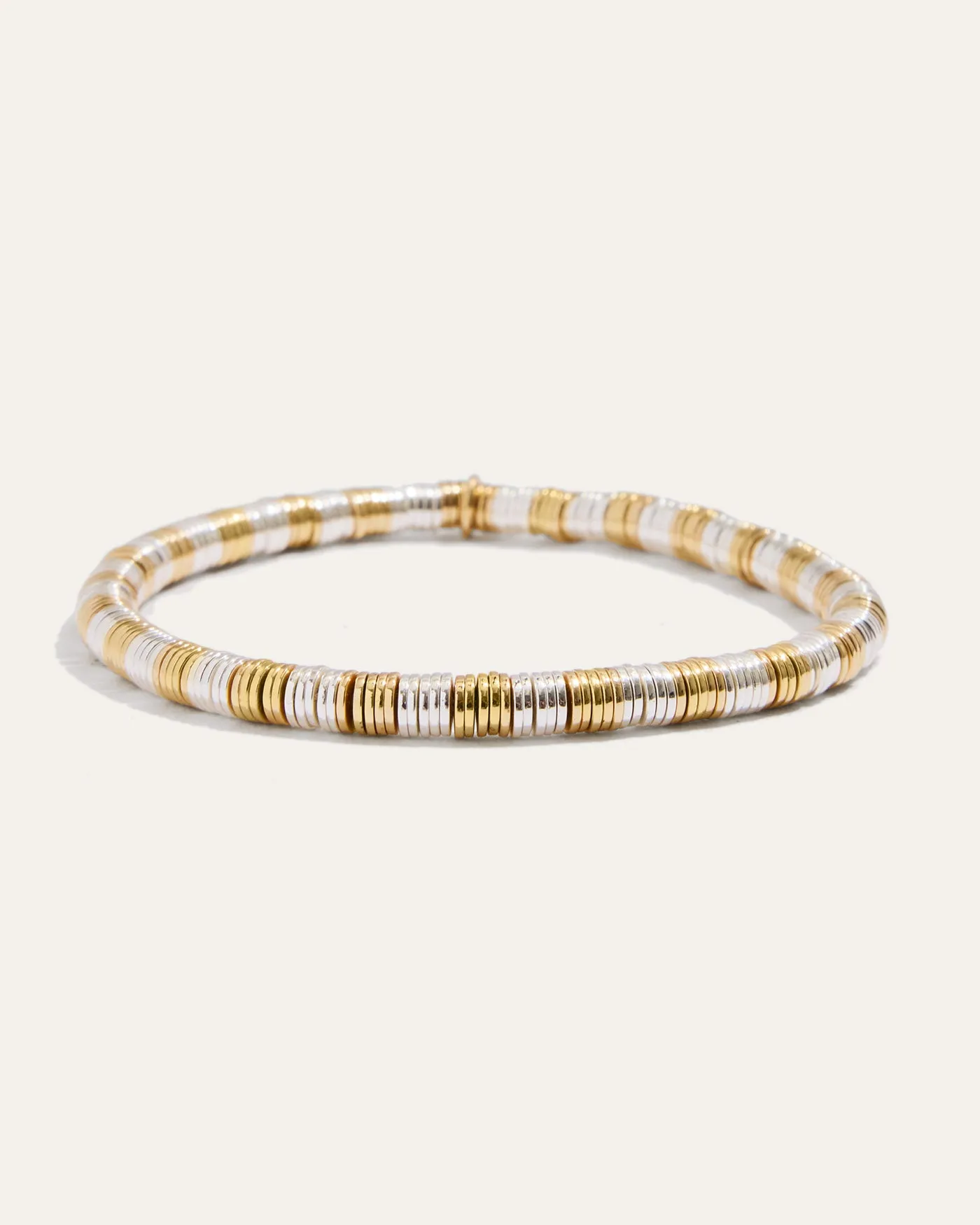 Boho Beaded Stretch Bracelets | Gold + Silver sold by Stella & Dot