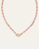 Boho Beaded Pink Toggle Necklace sold by Stella & Dot