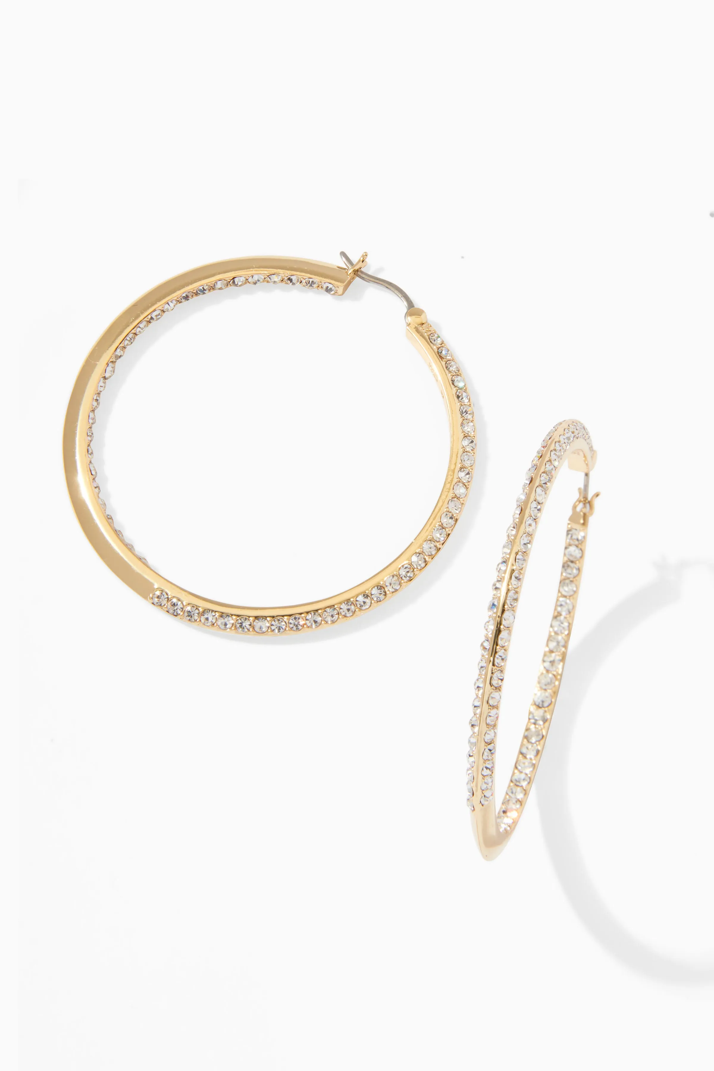 Pavé Hoop Earrings sold by Stella & Dot product image thumbnail 3