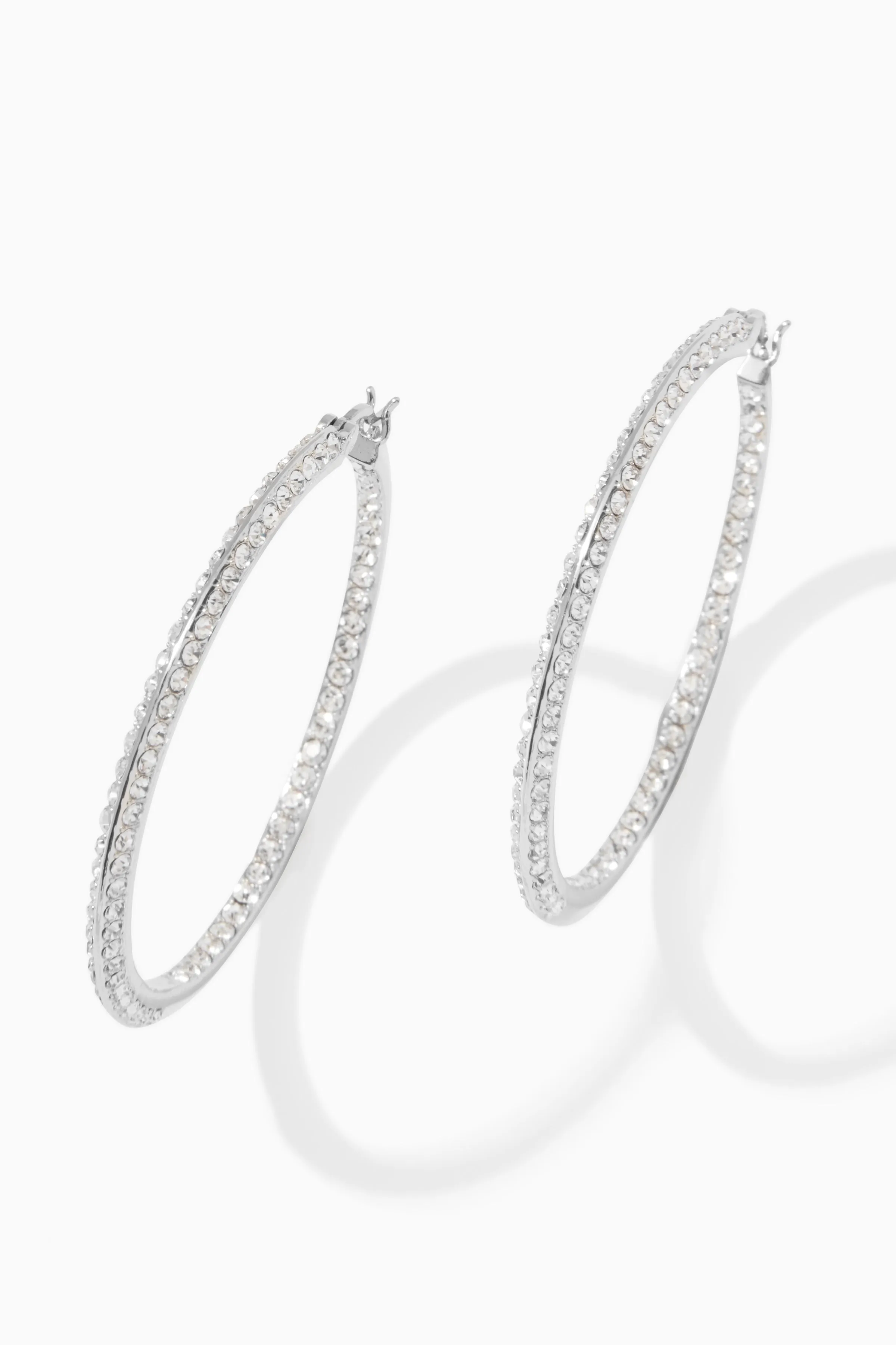Pavé Hoop Earrings sold by Stella & Dot product image thumbnail 2