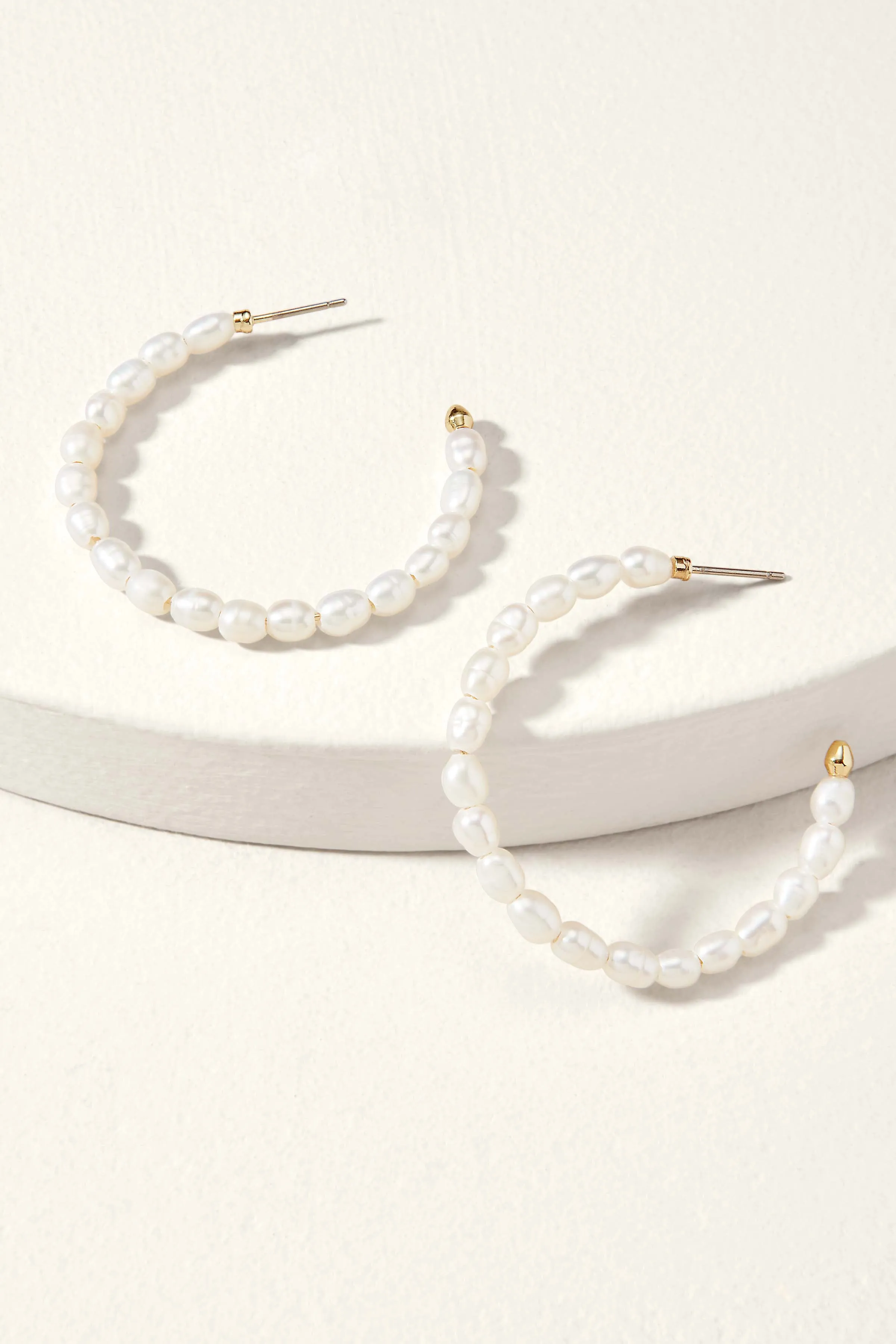 Pearl Hoop Earring sold by Stella & Dot