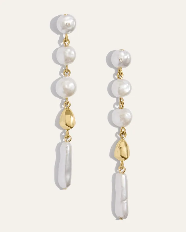 Ulani Pearl Drop Earrings sold by Stella & Dot