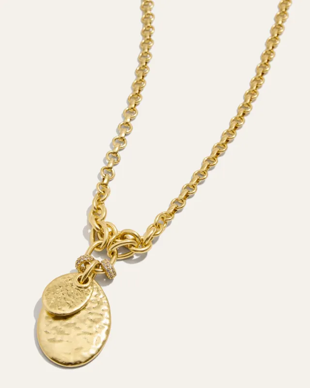 Hammered Petal Necklace sold by Stella & Dot