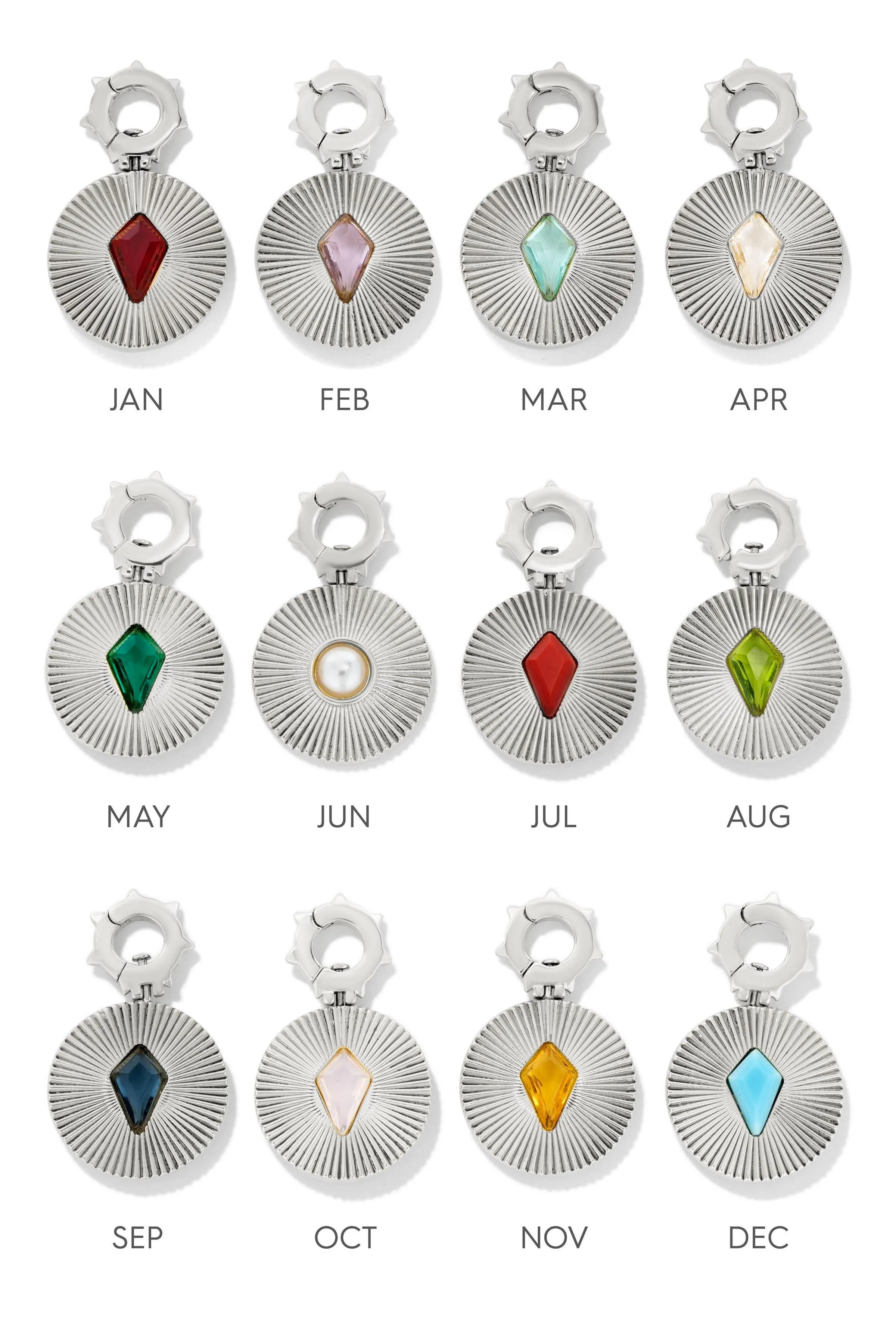 Tatum Power Stone Charms | Silver sold by Stella & Dot product image thumbnail 4