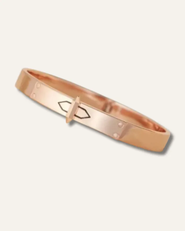 Rebel Bangle in Rose Gold made by Stella & Dot