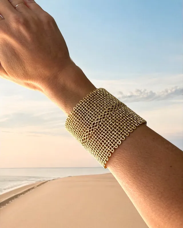 Rattan Statement Cuff sold by Stella & Dot