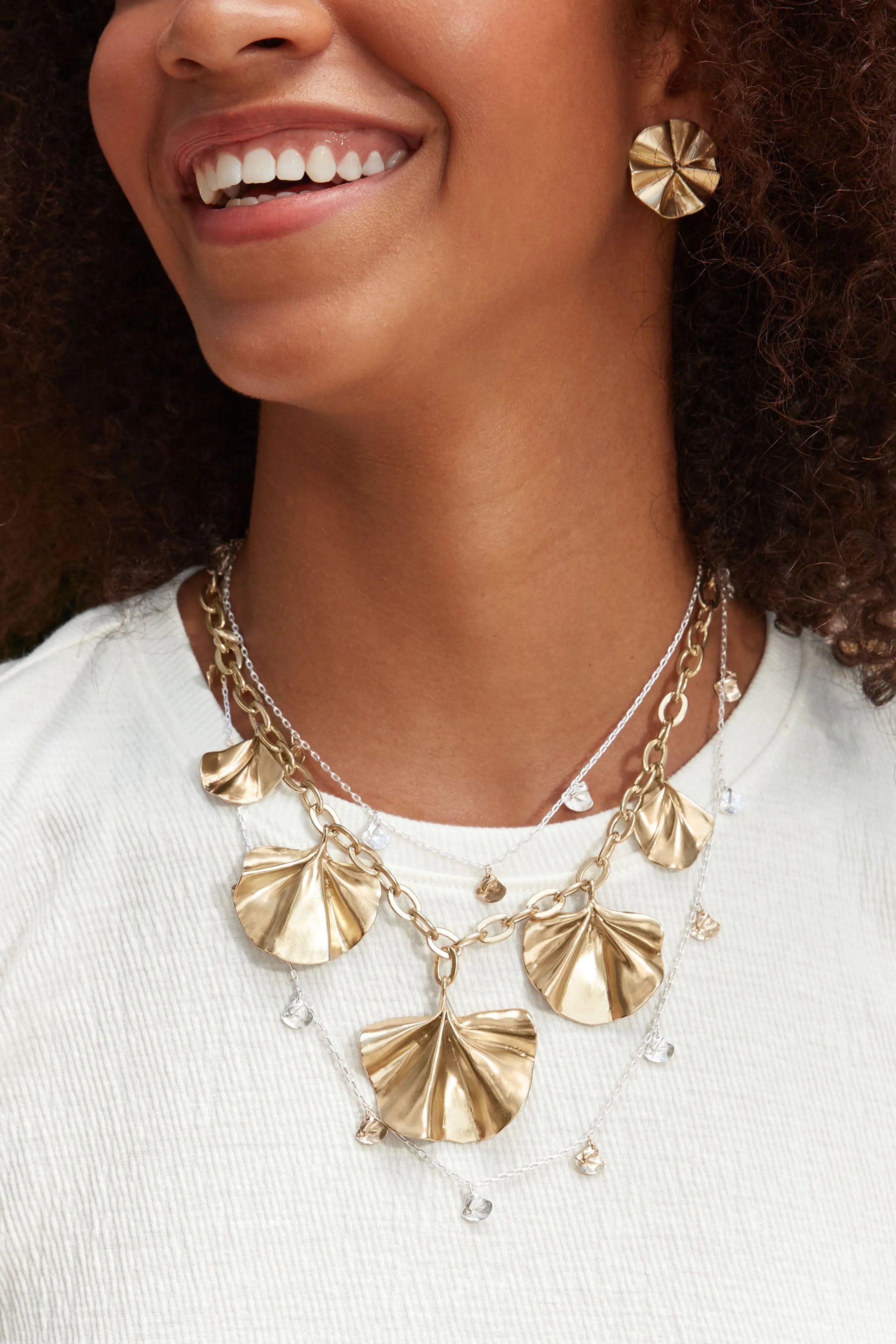 Sculptural Garden Statement Necklace sold by Stella & Dot product image thumbnail 2