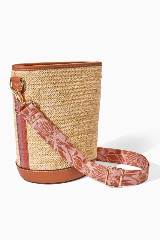 Straw Bucket Bag with Strap sold by Stella & Dot