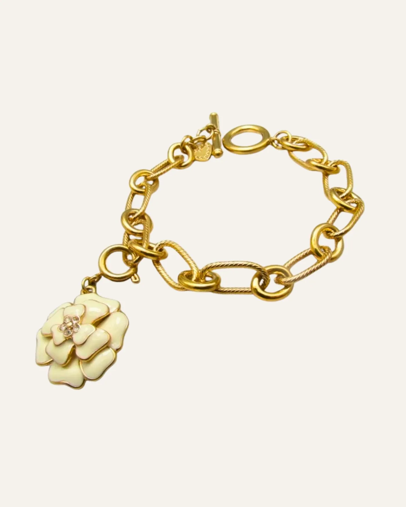 Dot Bloom White Enamel Bracelet sold by Stella & Dot