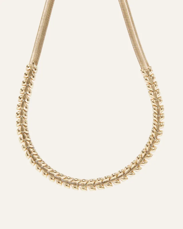 MBxSD On the Mark Mini Statement Necklace Gold sold by Stella & Dot