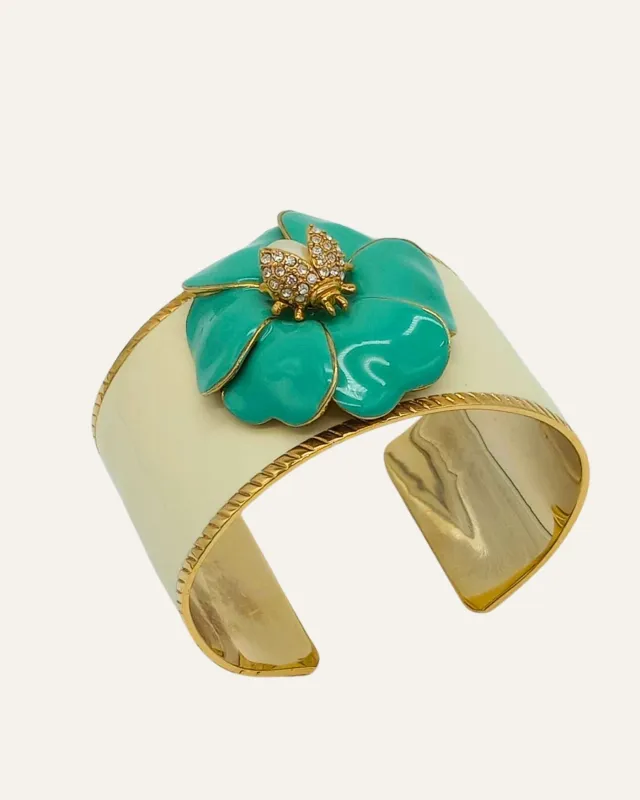 Kelly Cuff Bracelet in Turquoise made by Stella & Dot