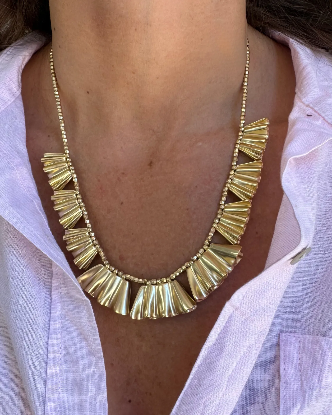 Ruffle Statement Necklace sold by Stella & Dot product image thumbnail 2
