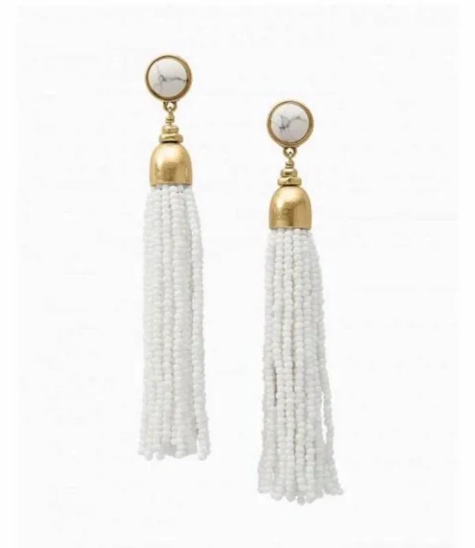 Verona Feather Chandelier Earrings sold by Stella & Dot