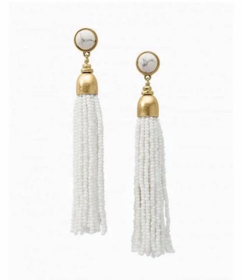 Verona Feather Chandelier Earrings sold by Stella & Dot