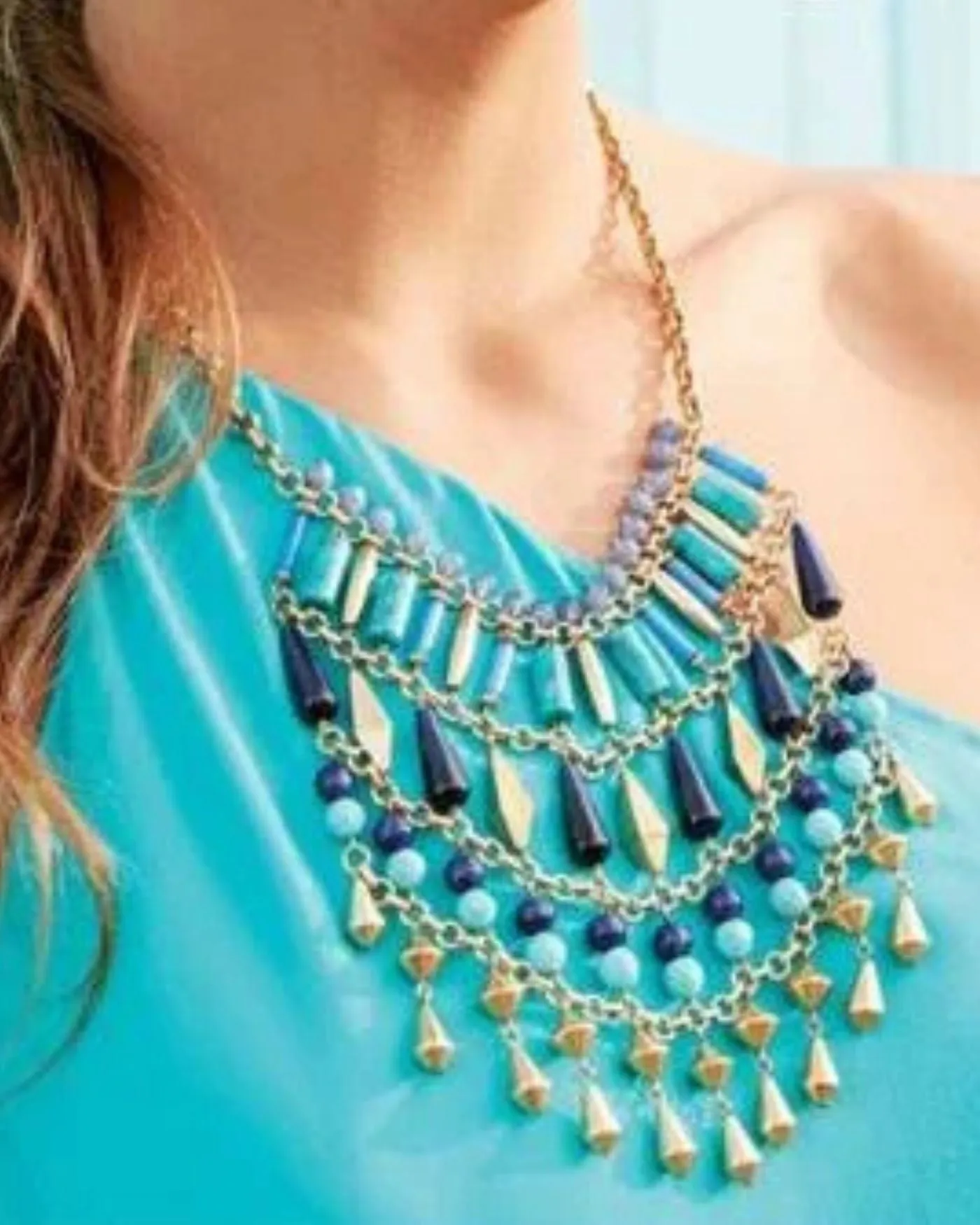 Malta Bib Necklace sold by Stella & Dot product image thumbnail 3