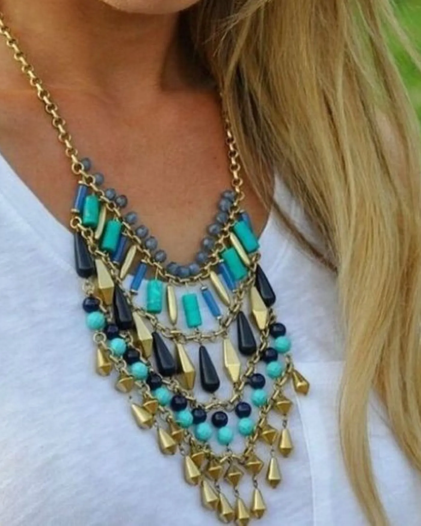 Malta Bib Necklace sold by Stella & Dot product image thumbnail 2