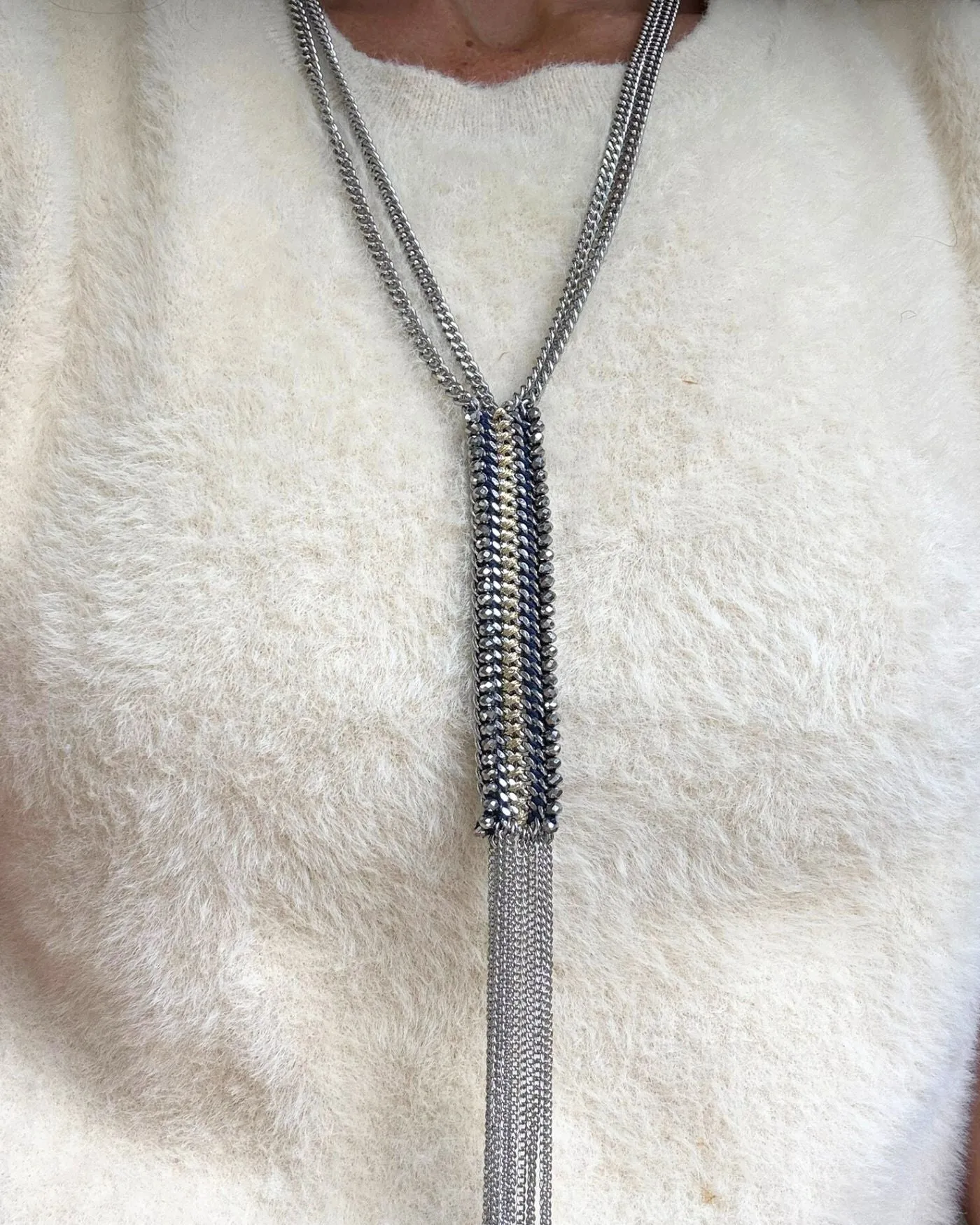 Tessa Fringe Necklace sold by Stella & Dot product image thumbnail 2