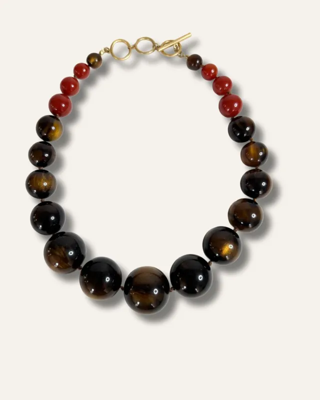 Bold Tiger Eye Gumball Necklace sold by Stella & Dot