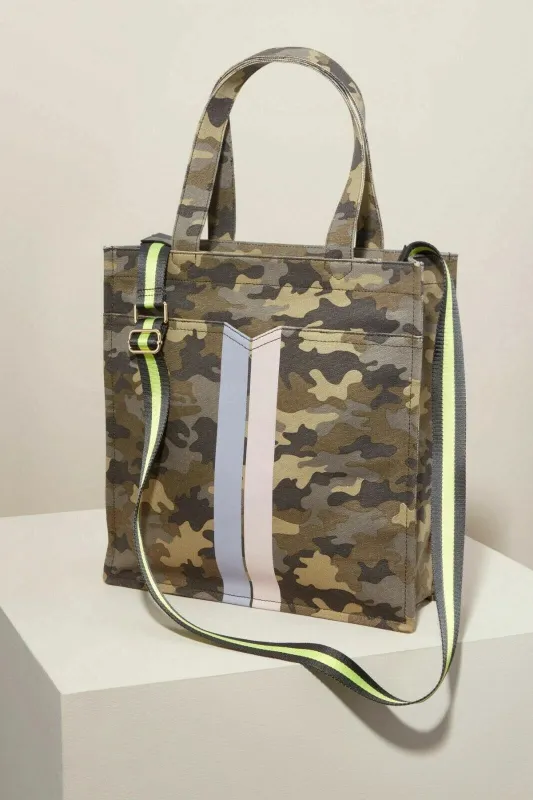 Game Changer Camo Tote sold by Stella & Dot