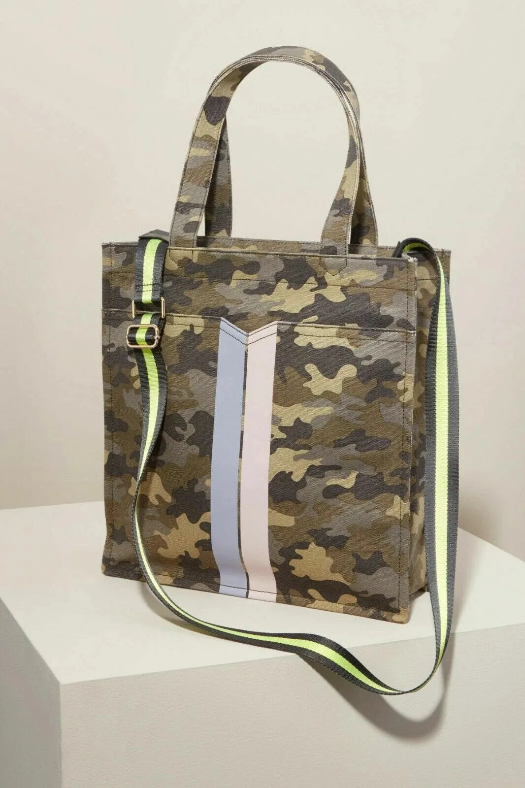Game Changer Camo Tote sold by Stella & Dot