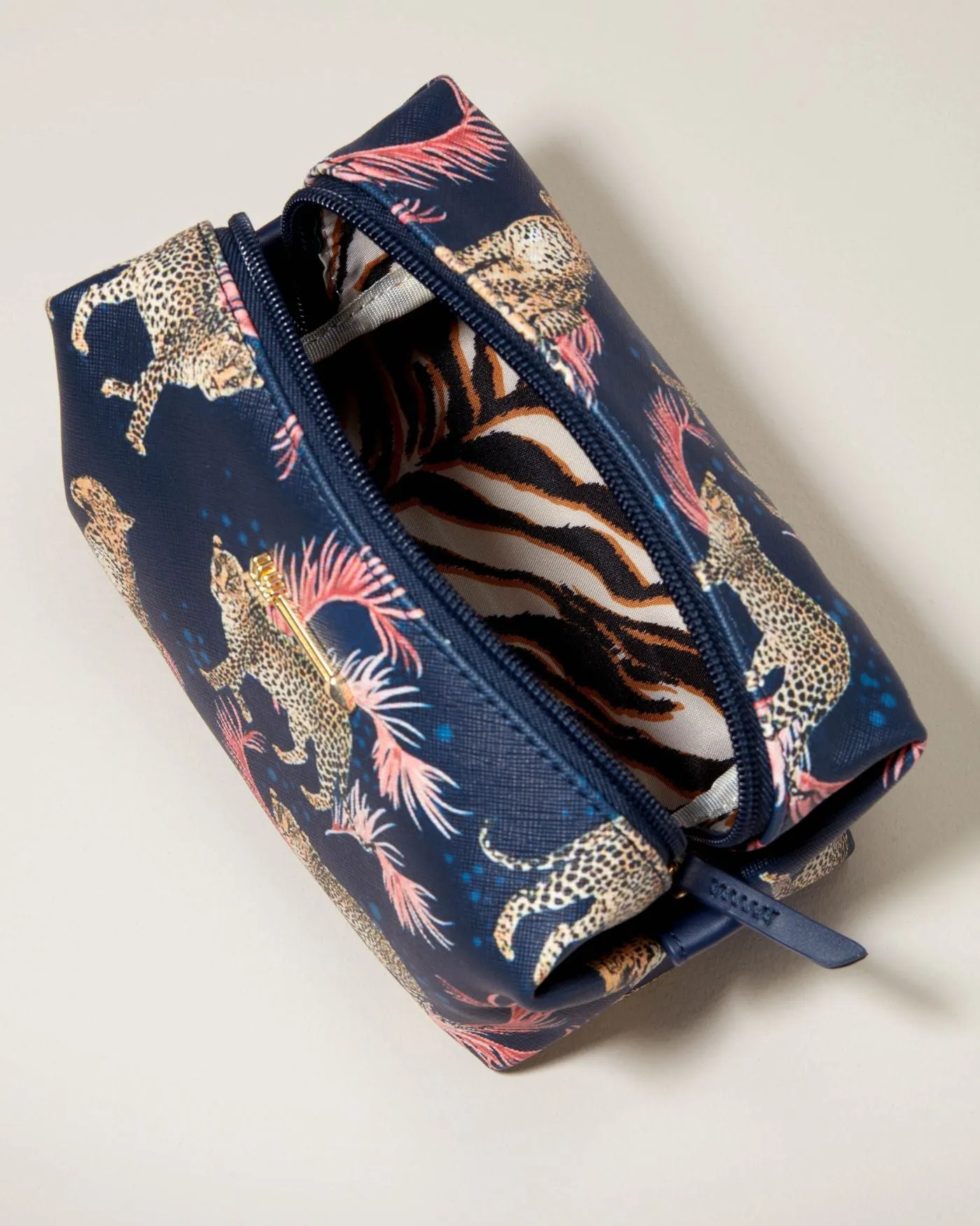 Navy Leopard Pouf sold by Stella & Dot product image thumbnail 2