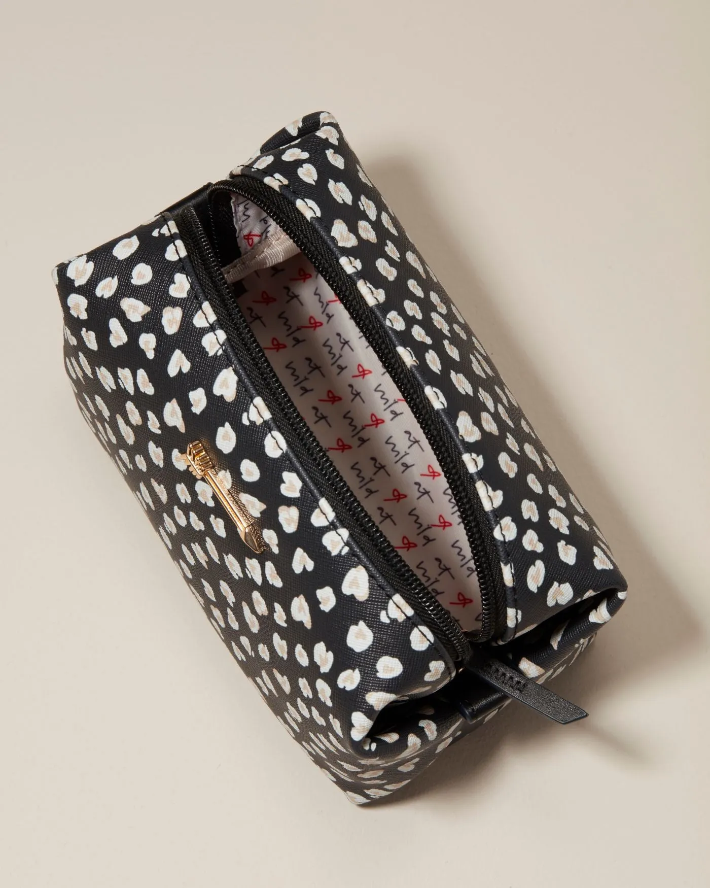 Wild Hearts Black Pouf sold by Stella & Dot product image thumbnail 2