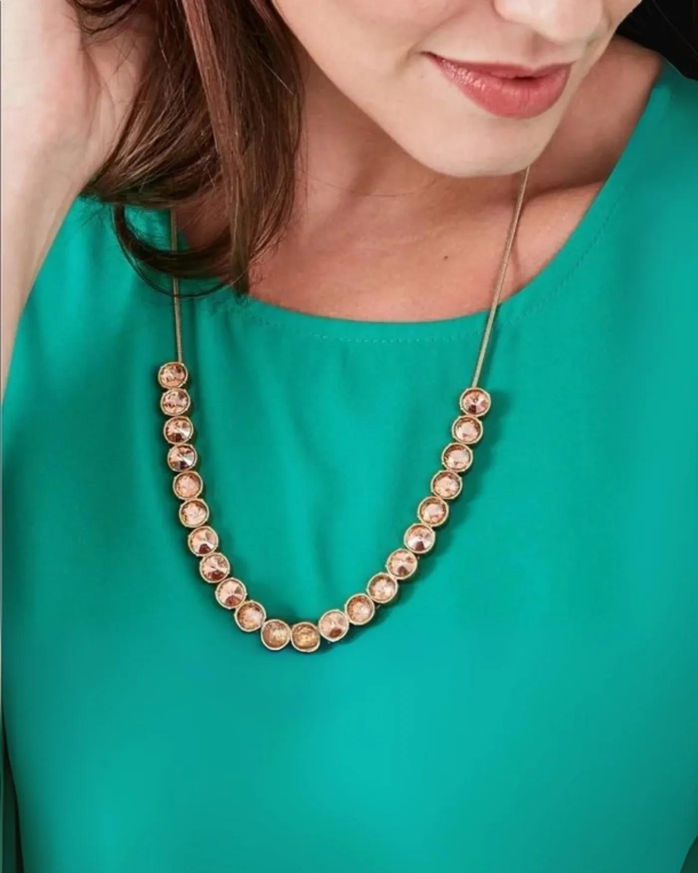 Vida Necklace Champagne sold by Stella & Dot product image thumbnail 2