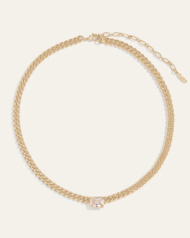 Bezel Station Necklace sold by Stella & Dot