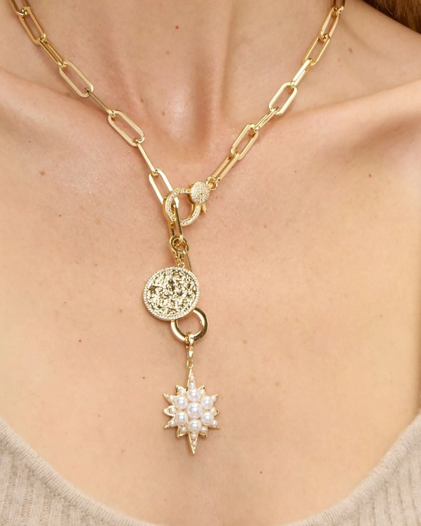 Tatum Pearl Burst Charm sold by Stella & Dot product image thumbnail 2