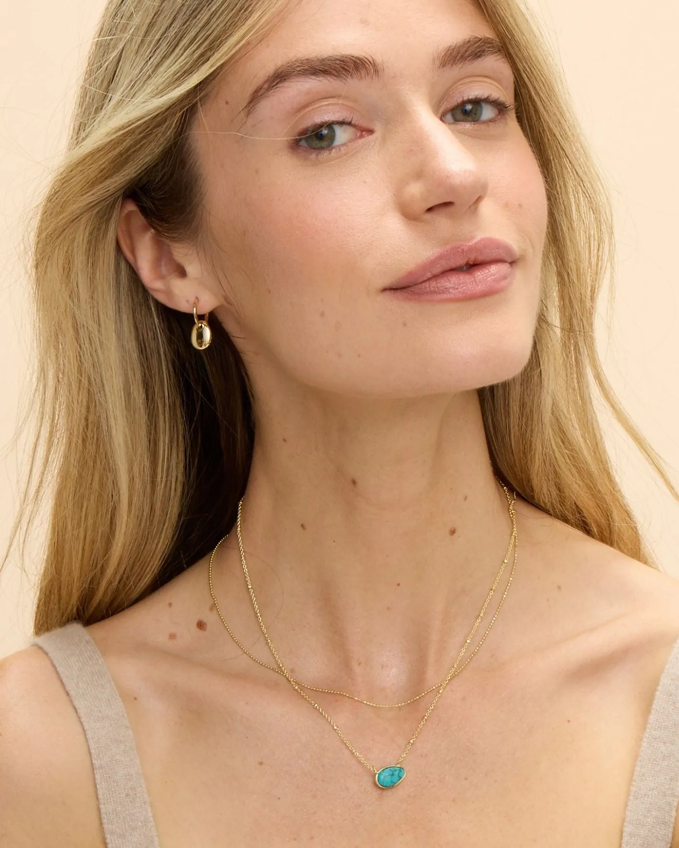 Reversible Look of Layered Necklace in Lapis and Turquoise sold by Stella & Dot product image thumbnail 3