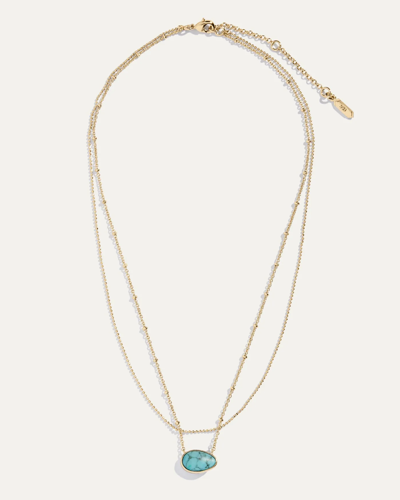 Reversible Look of Layered Necklace in Lapis and Turquoise sold by Stella & Dot product image thumbnail 5