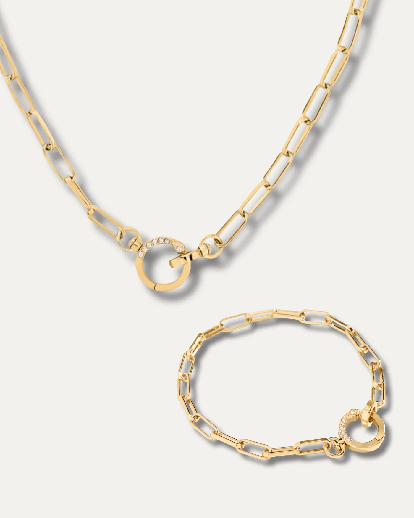 Tatum Link Necklace & Bracelet sold by Stella & Dot