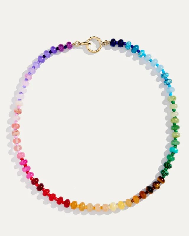 Rainbow Beaded Candy Necklace sold by Stella & Dot