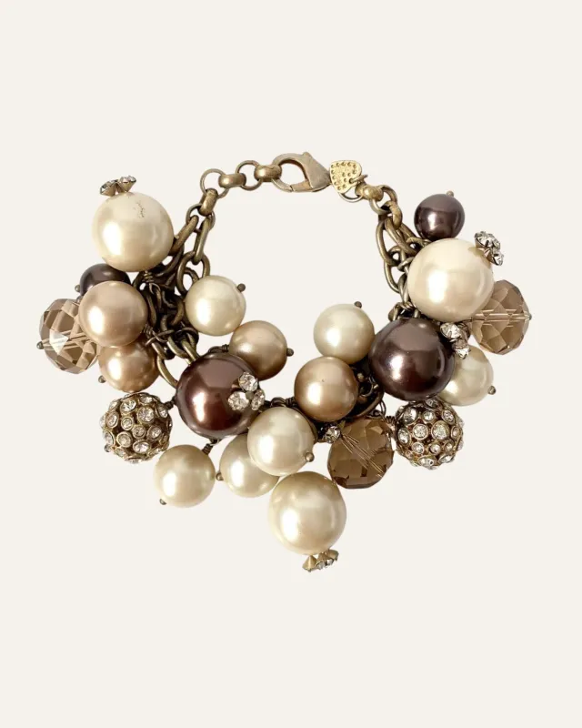 Audrey Cluster Bracelet sold by Stella & Dot