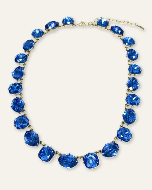 Blue Sapphire Vintage Gemstone Necklace sold by Stella & Dot