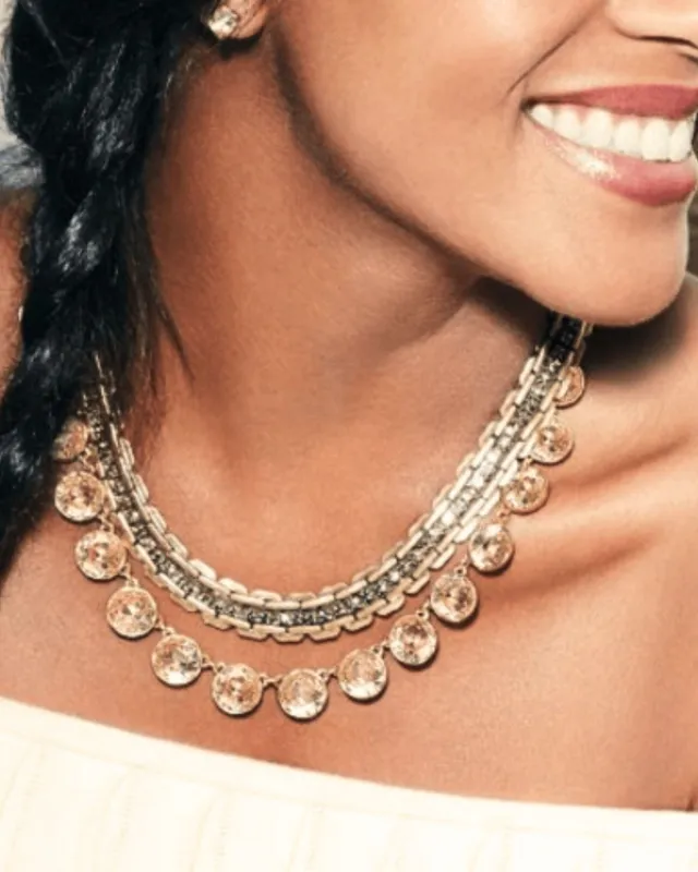 Champagne Gemstone Necklace sold by Stella & Dot