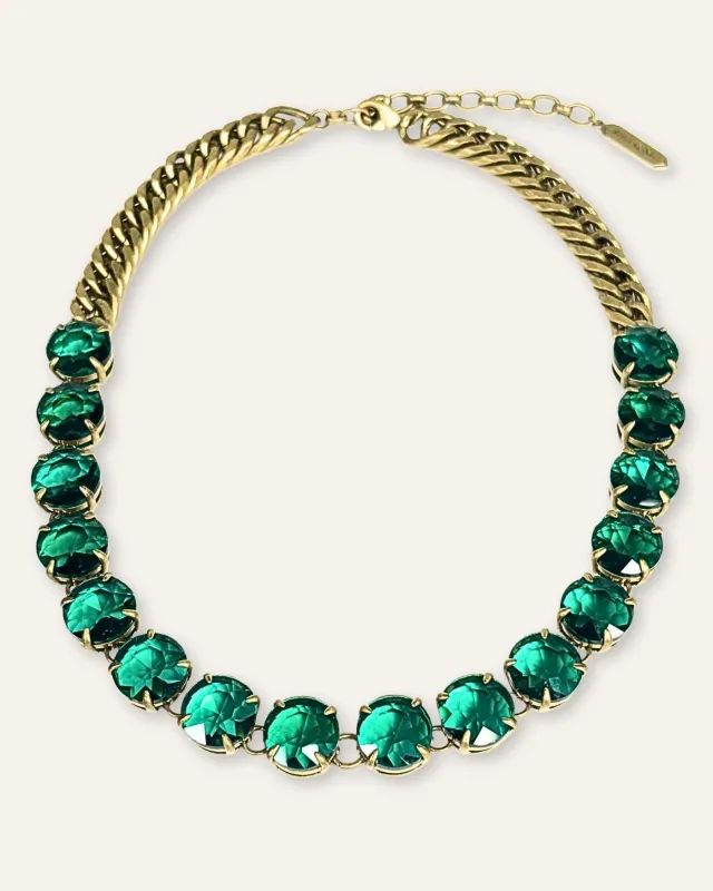 Emerald Gemstone Necklace sold by Stella & Dot