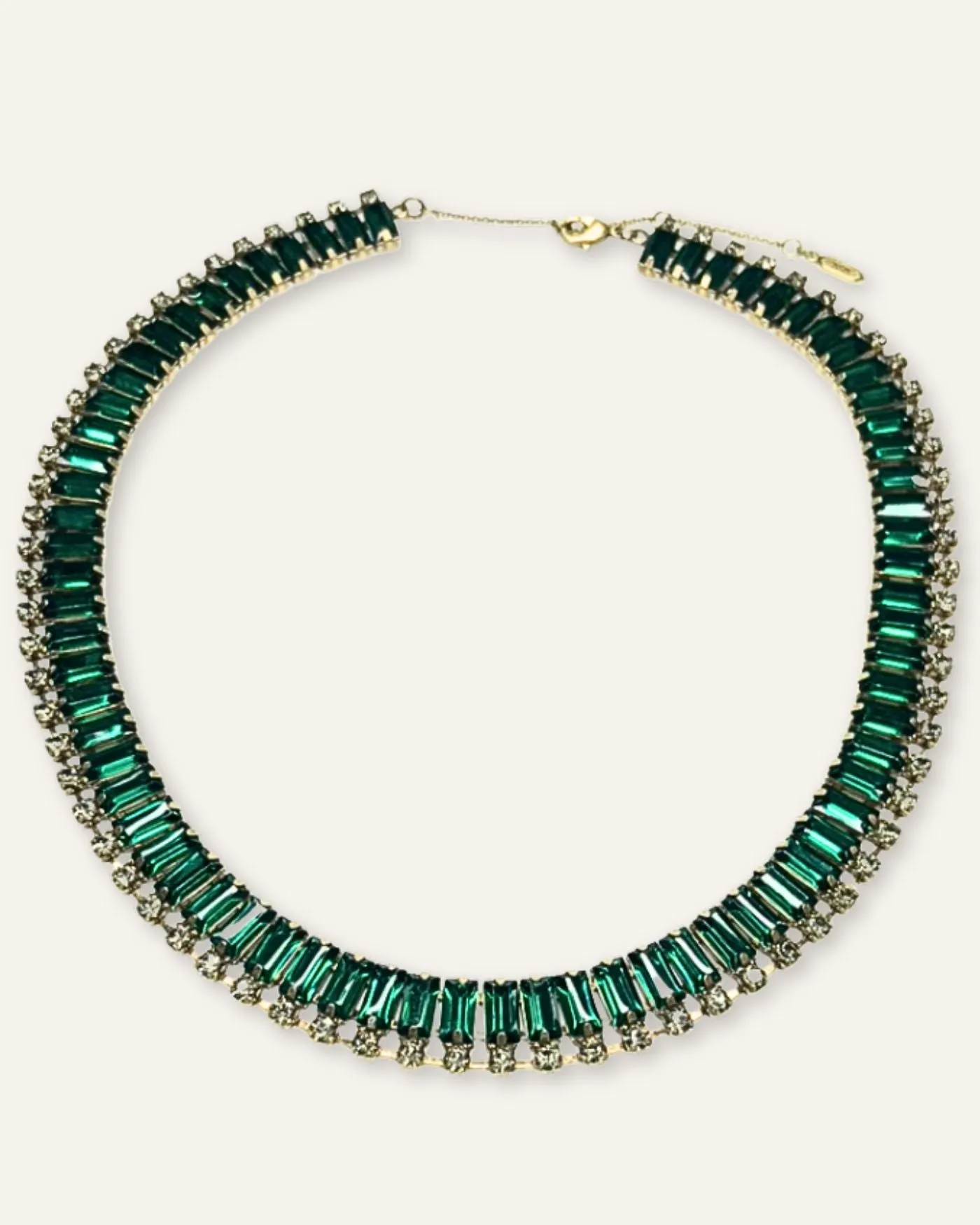 Emerald Baguette Sparkle Necklace sold by Stella & Dot