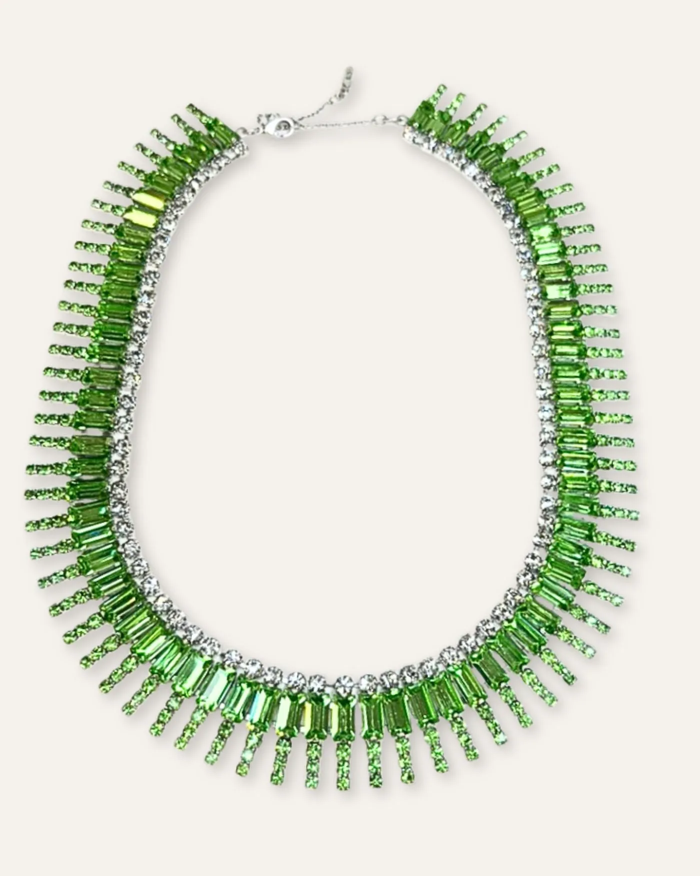 Peridot Baguette Statement Collar sold by Stella & Dot