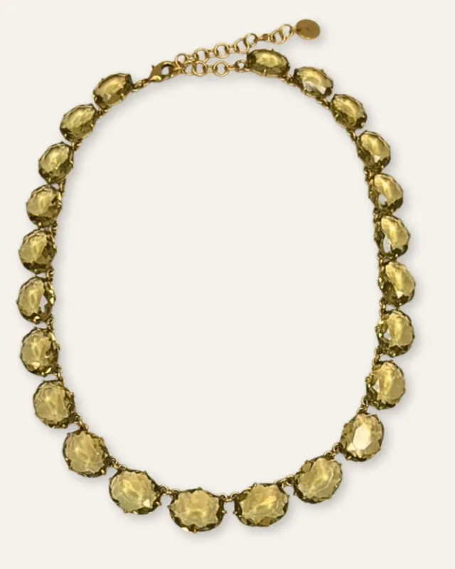 Smokey Quartz Gemstone Necklace sold by Stella & Dot