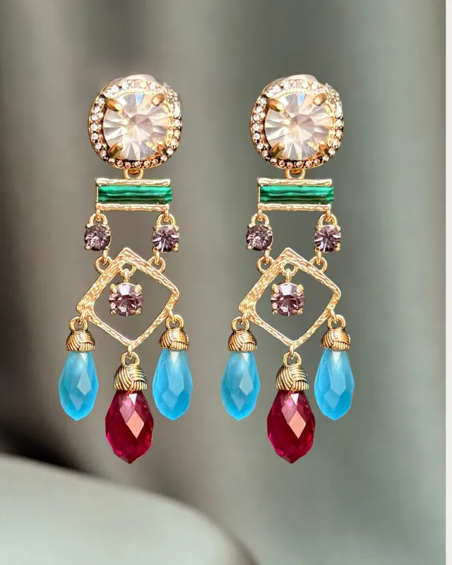 Crown Jewels Convertible Statement Earrings sold by Stella & Dot