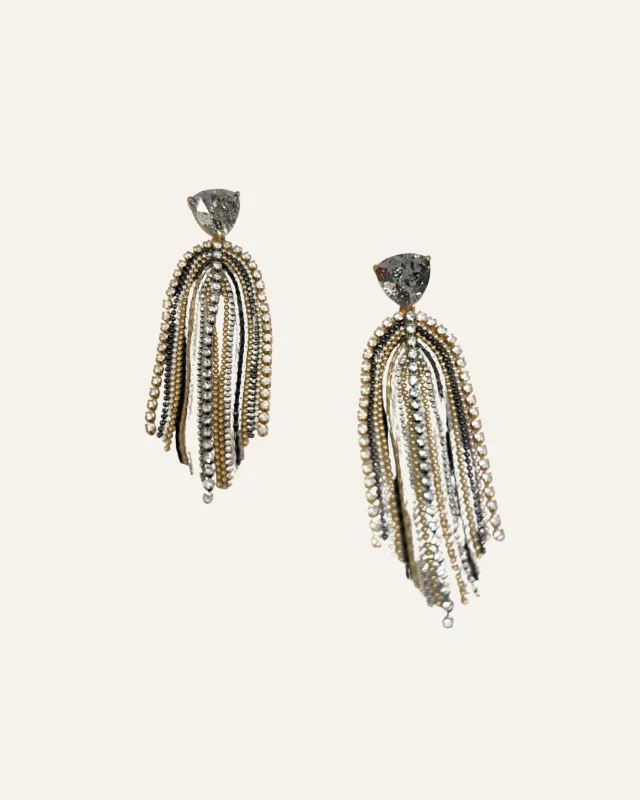 Fringe Tassel Convertible Statement Earring sold by Stella & Dot