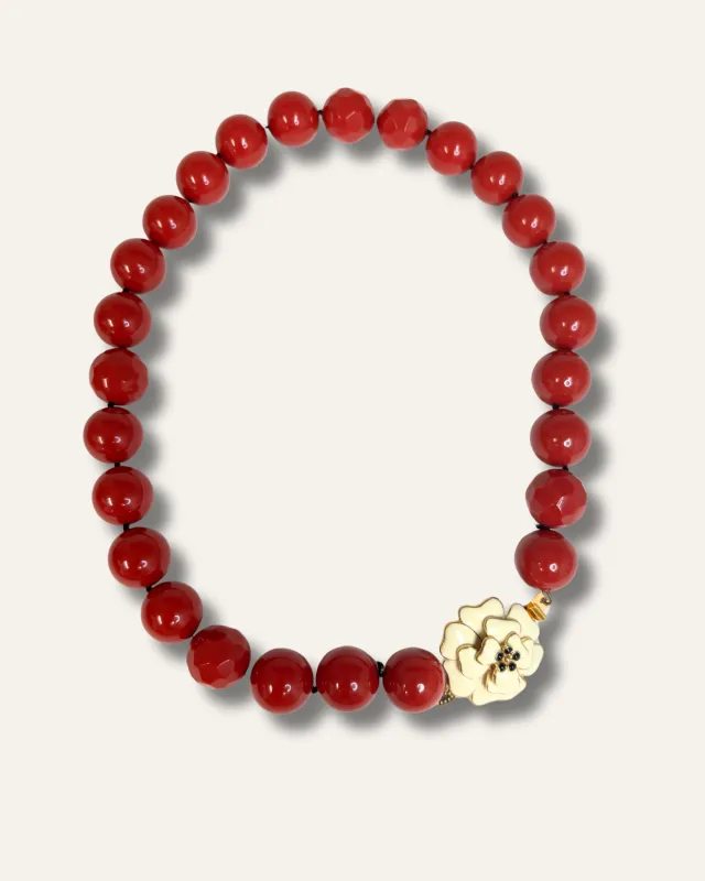 Red Dot Flower Necklace sold by Stella & Dot