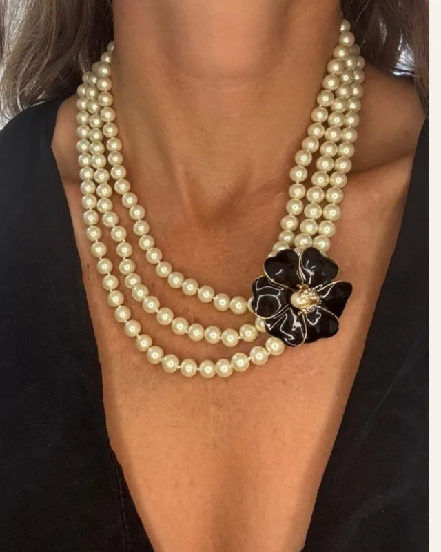 Pearl Multistrand Kelly Necklace - Final Sale made by Stella & Dot